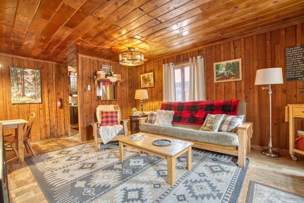 A cozy cabin offering an authentic Rocky Mountain experience.